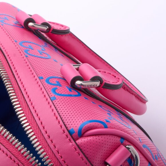 Gucci Jumbo GG Leather 2 Way Handbag Pink 725292 - Picture 9 of 15